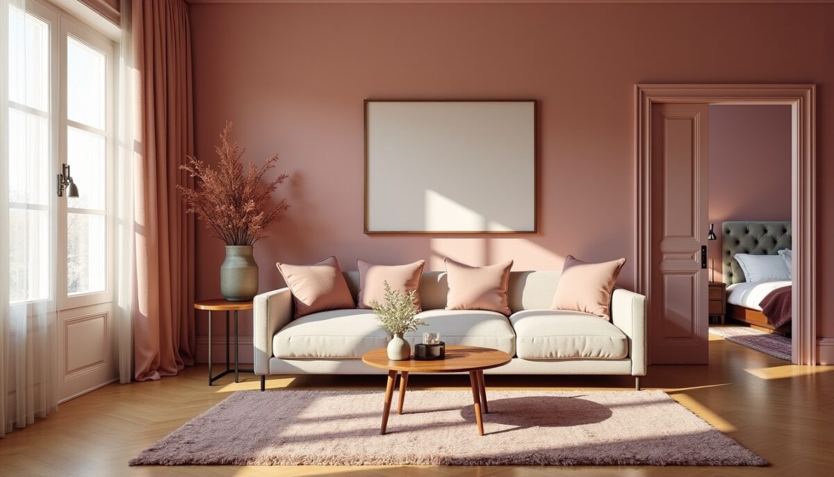 Vieux rose et couleurs à associer : le guide pratique pour chambre et salon au rendu élégant
