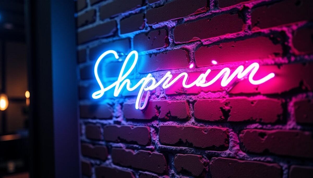 Néon personnalisé : créez une signature lumineuse sur mesure, durable et lisible en un regard